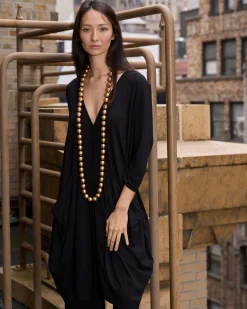 Big Bead Necklace, Gold