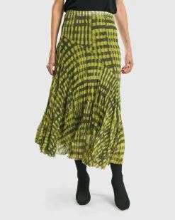Bohemia Swing Skirt, Yellow