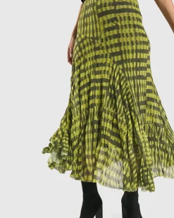 Bohemia Swing Skirt, Yellow