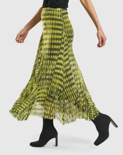 Bohemia Swing Skirt, Yellow
