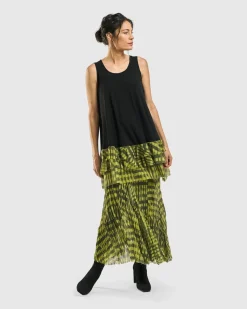 Bohemia Swing Skirt, Yellow