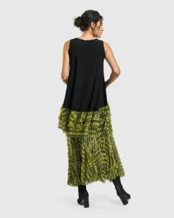 Bohemia Swing Skirt, Yellow