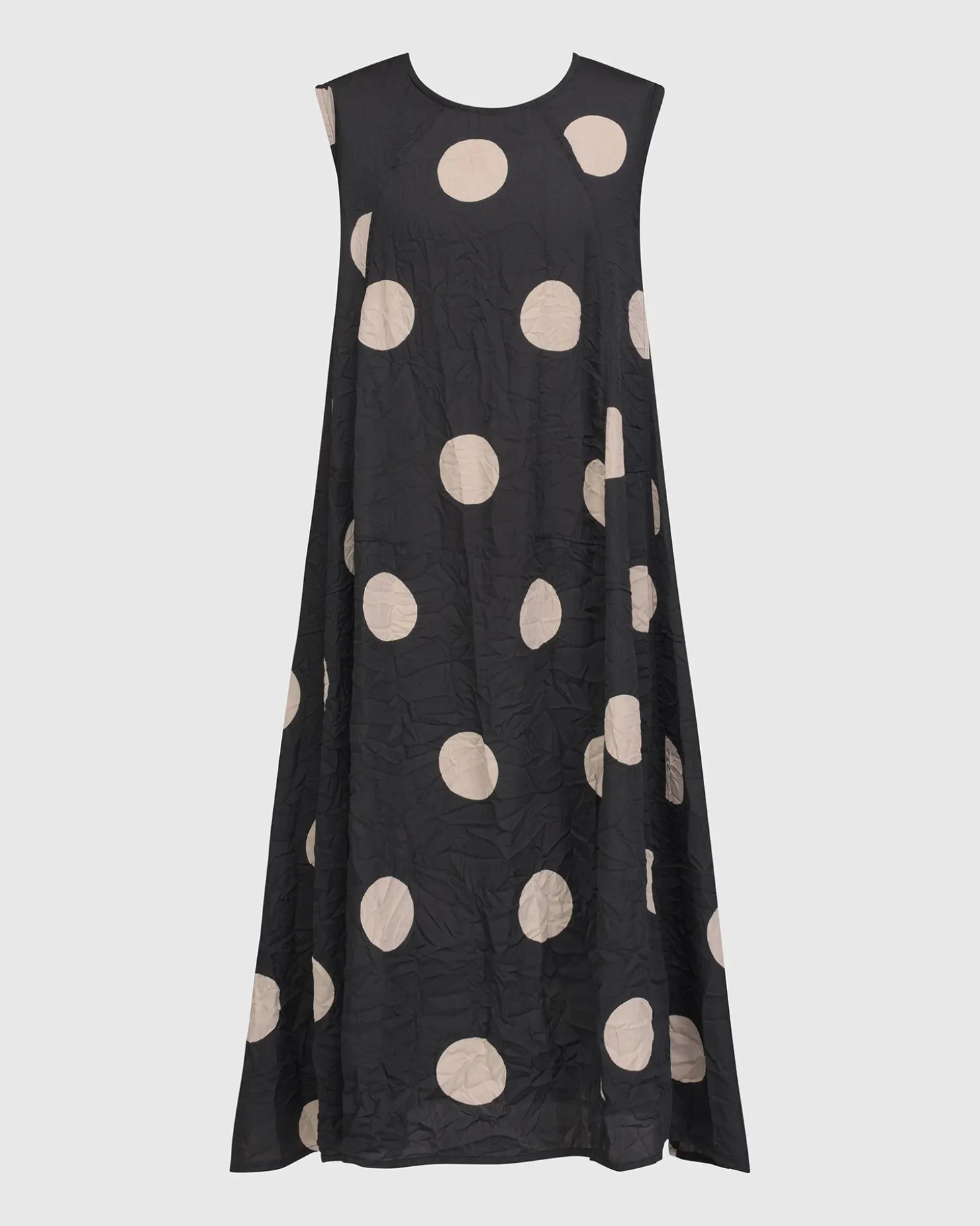Bold Dot, Sleeveless Maxi Dress, Lace