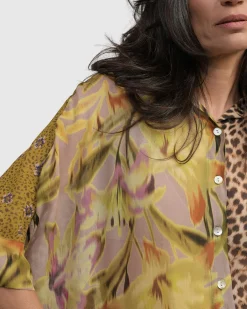 Bon Voyage Button Down Shirt, Mix