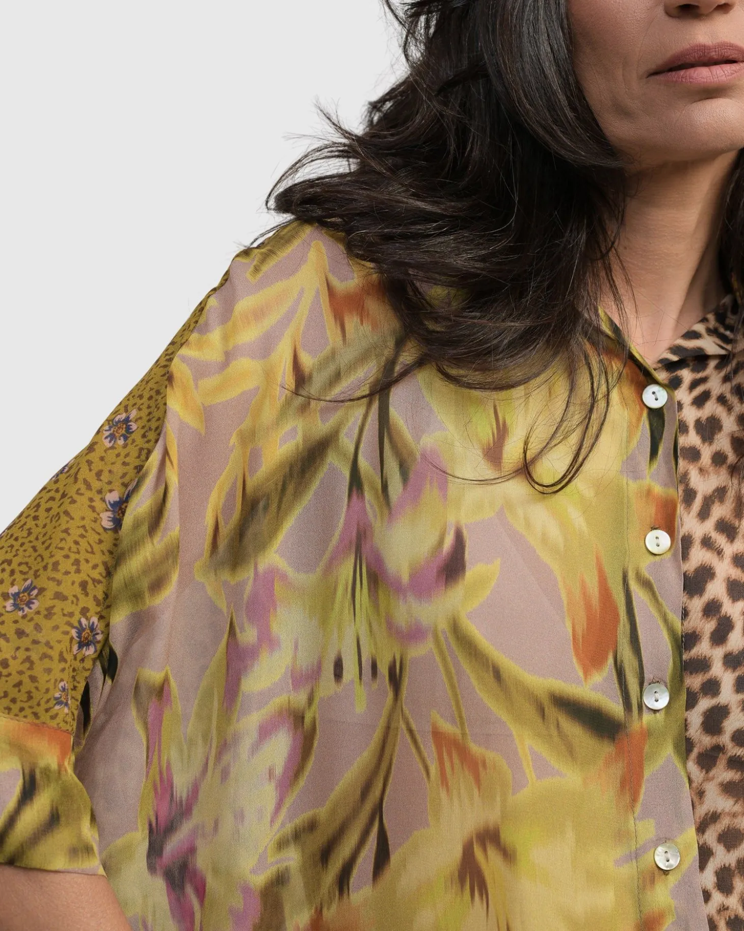 Bon Voyage Button Down Shirt, Mix