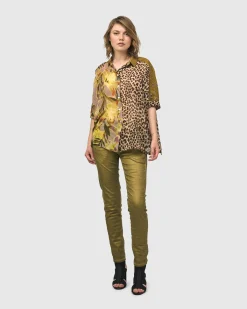 Bon Voyage Button Down Shirt, Mix