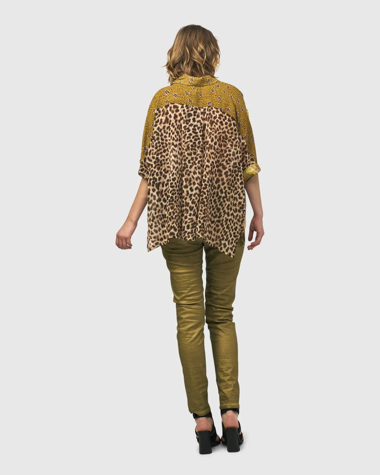 Bon Voyage Button Down Shirt, Mix