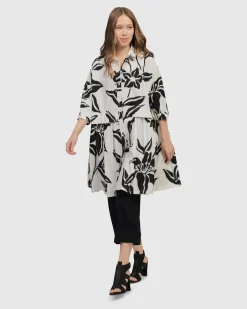 Botanica Oversized Babydoll Top, Lilly