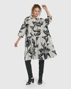 Botanica Oversized Babydoll Top, Lilly