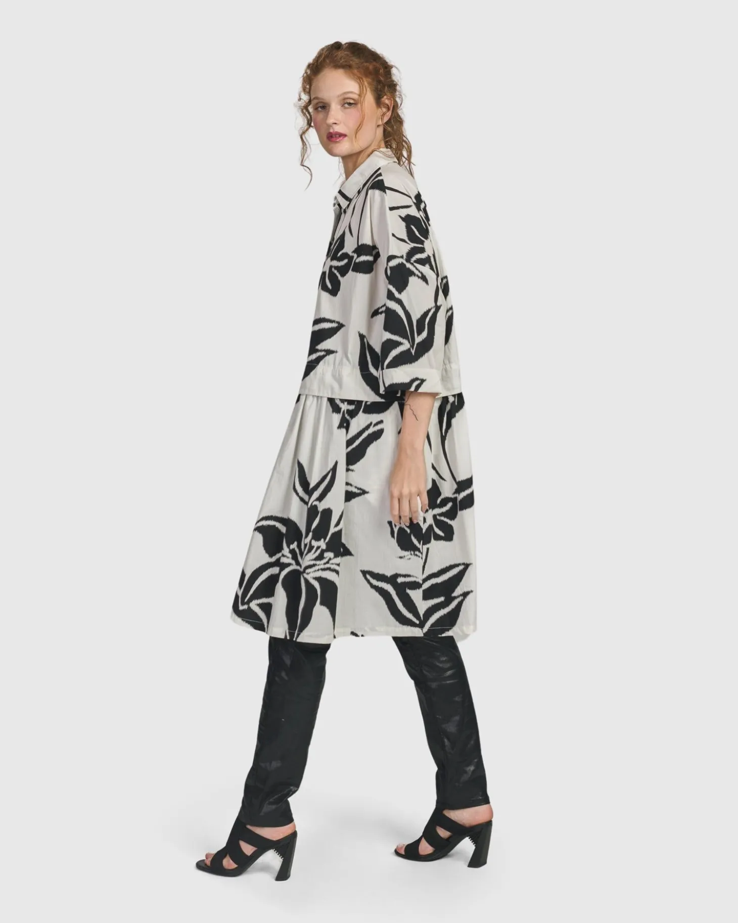 Botanica Oversized Babydoll Top, Lilly