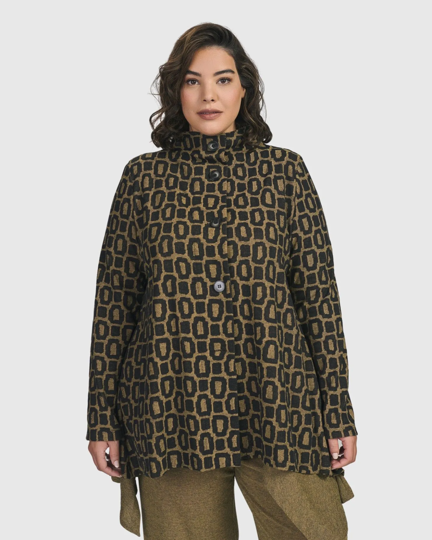 Boutique Swing Jacket, Ochre