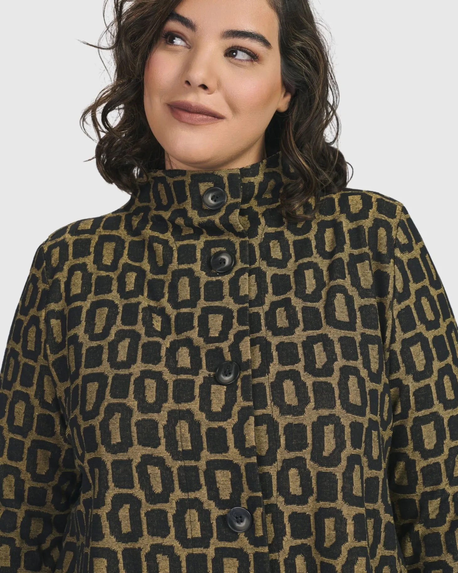 Boutique Swing Jacket, Ochre