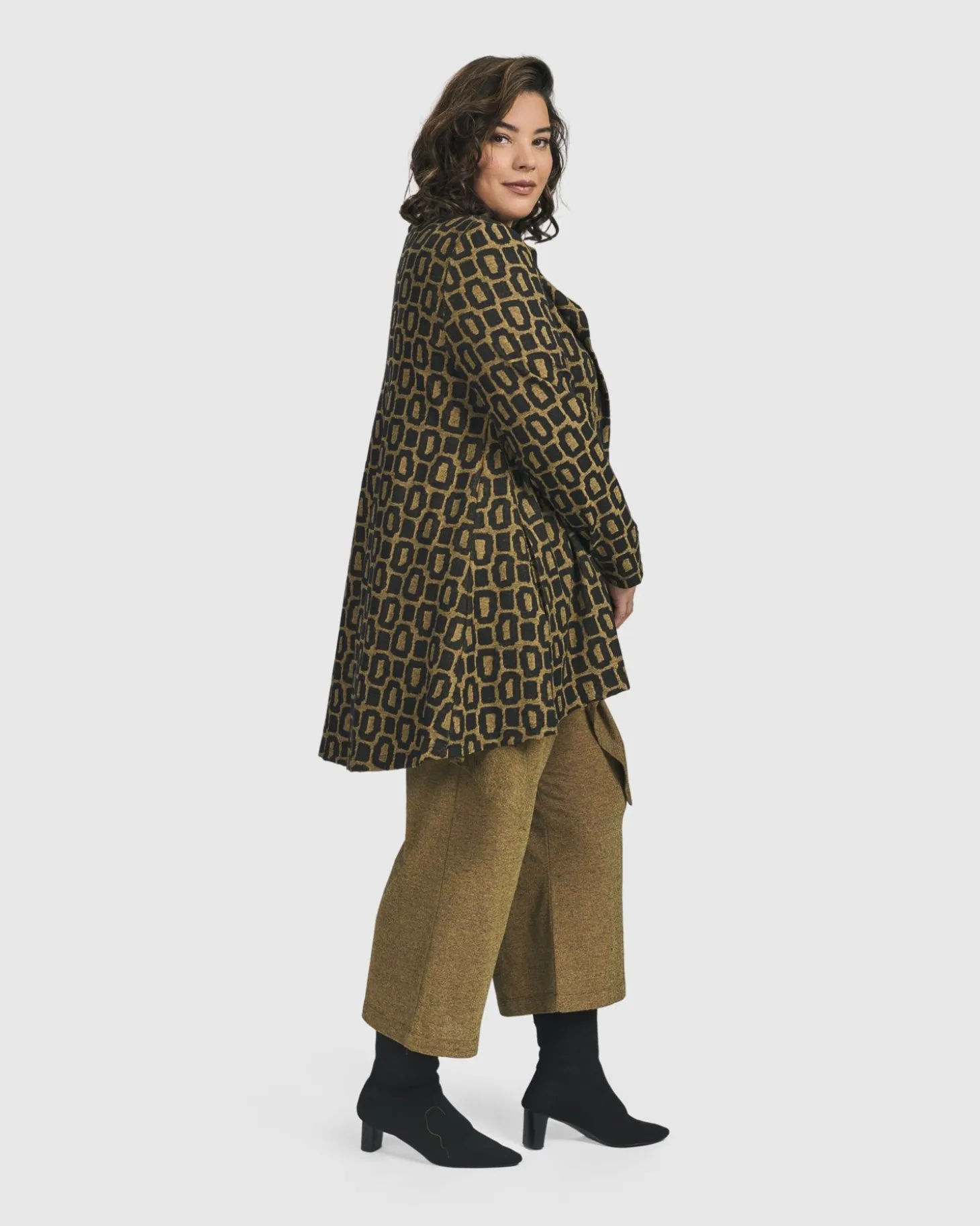Boutique Swing Jacket, Ochre