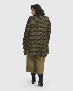 Boutique Swing Jacket, Ochre