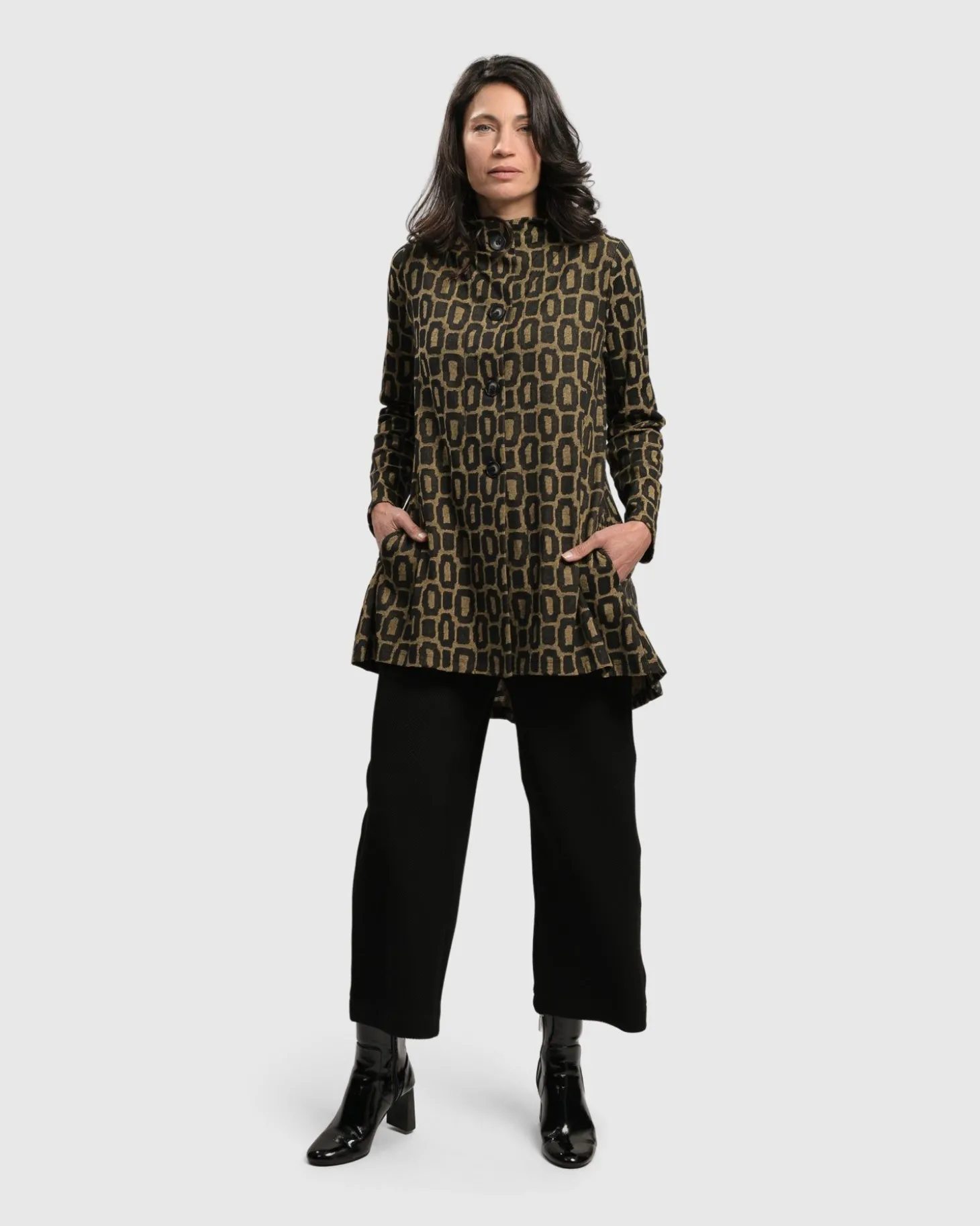 Boutique Swing Jacket, Ochre
