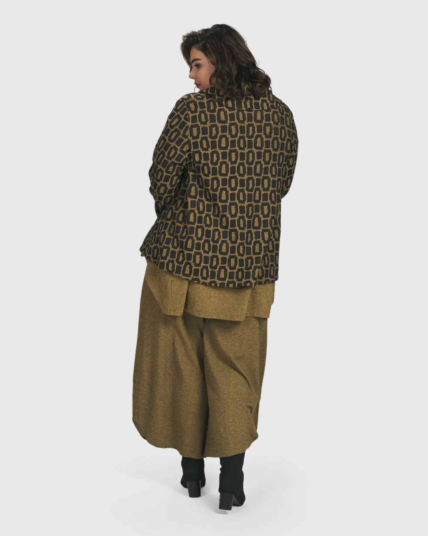 Boutique Swing Jacket, Ochre