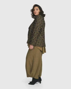 Boutique Swing Jacket, Ochre
