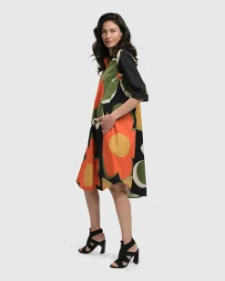 Brenda Oversized Shirt Dress, Floral