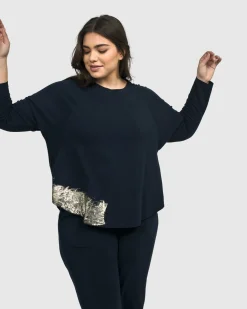 Calumet Relaxed Top, Navy