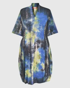 Carla Cocoon Midi Dress, Tie Dye