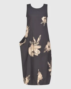 Carla Pocket Dress, Roses