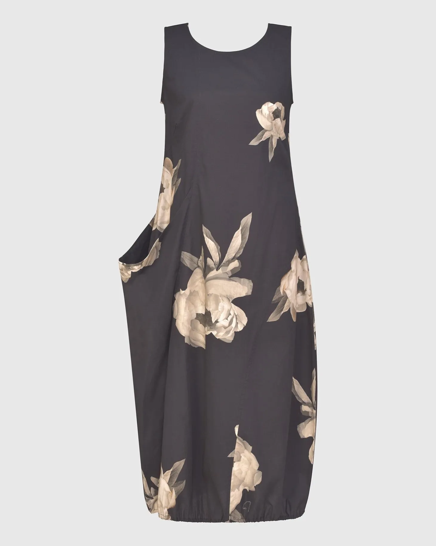 Carla Pocket Dress, Roses