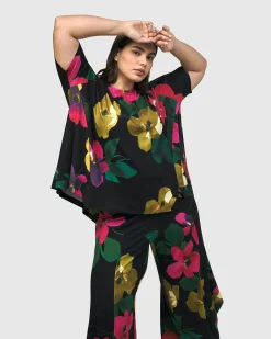 Catalonia Trapeze Top, Garden