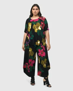 Catalonia Trapeze Top, Garden