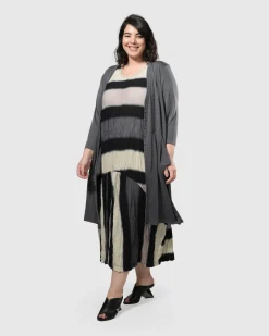 Charlie Crinkle Tank Dress, Stripe