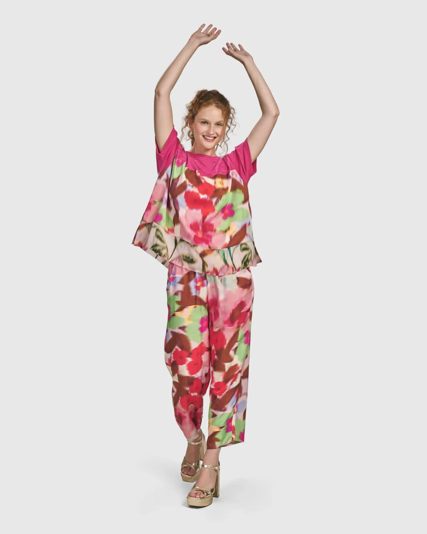 Cherry Blossom Pants, Blush