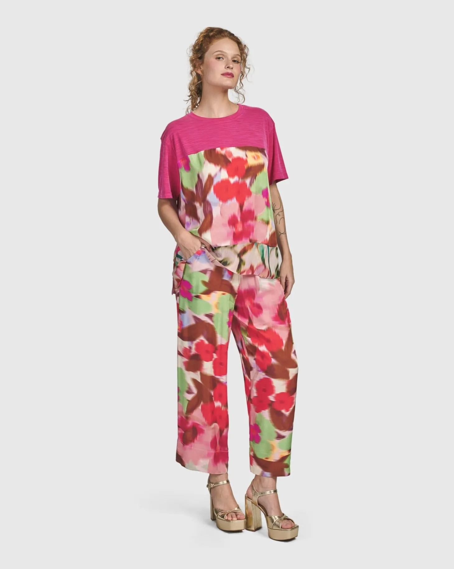 Cherry Blossom Tee, Blush