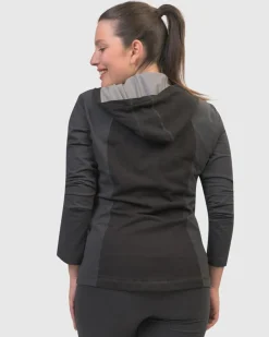 Chi Contour Hooded Zip Jacket, Mix