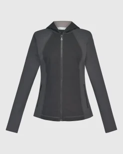 Chi Contour Hooded Zip Jacket, Mix