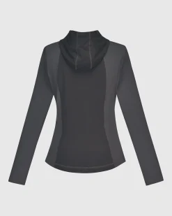 Chi Contour Hooded Zip Jacket, Mix