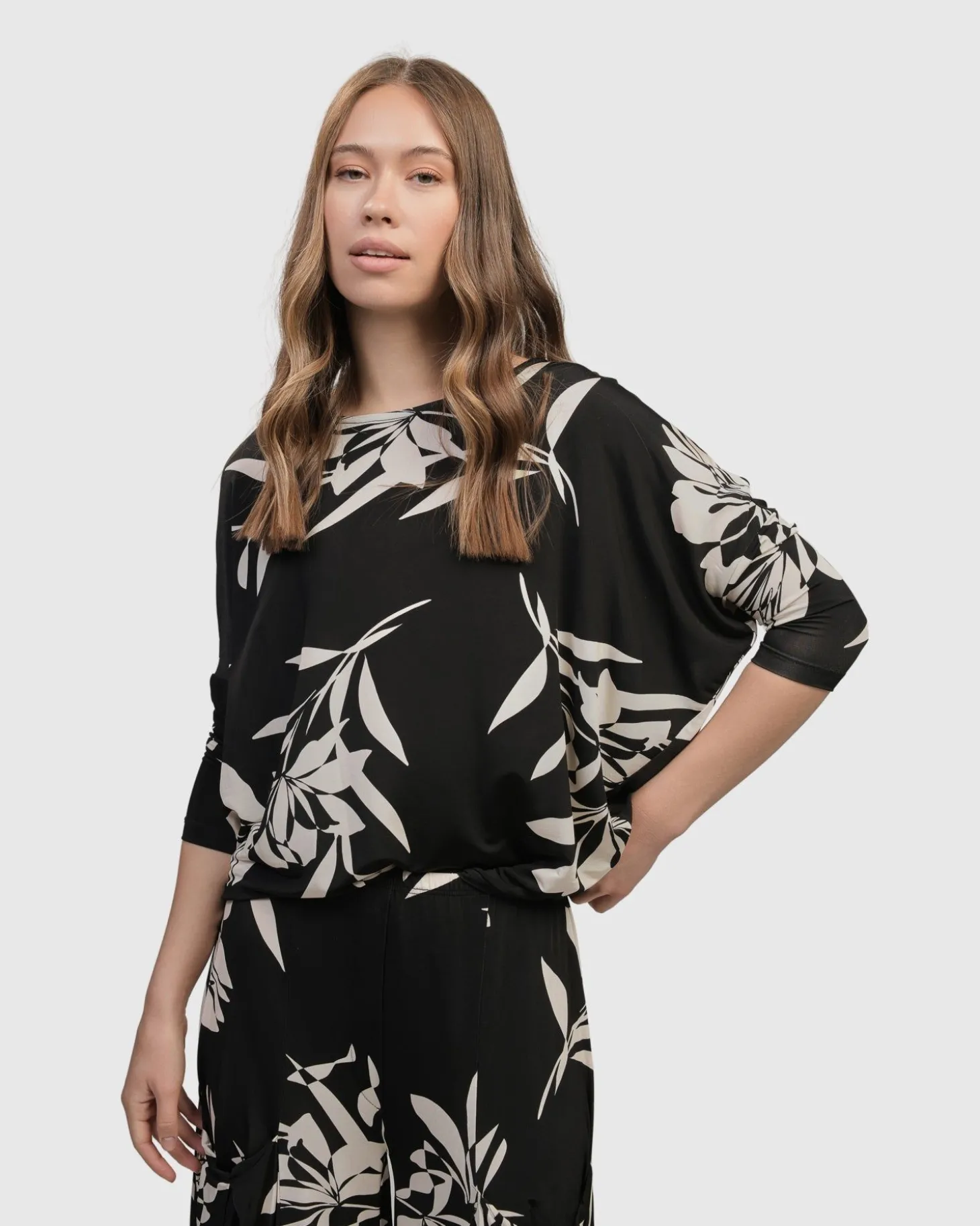 Ciao Ciao Blouson Top, Floral