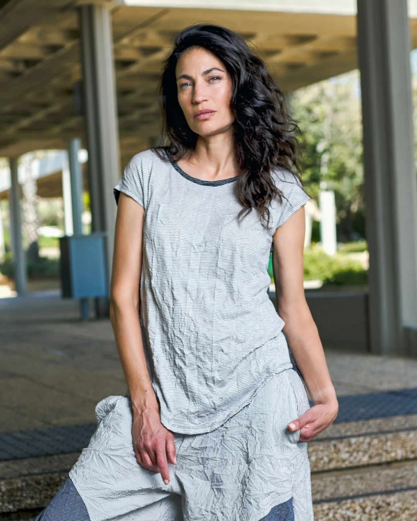 Circe Weekend Tee, Stripes