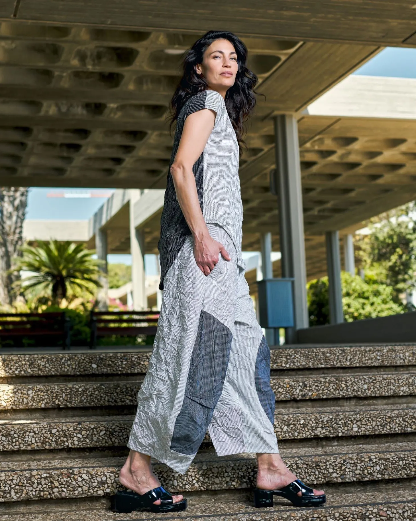 Circe Weekend Tee, Stripes