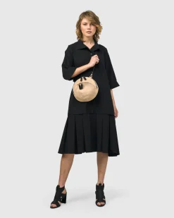 Circle Canteen Bag, Nude