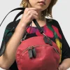 Circle Canteen Bag, Vermillion