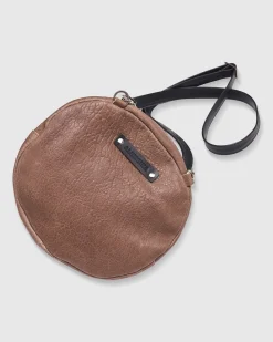 Circle Canteen Bag, Wood