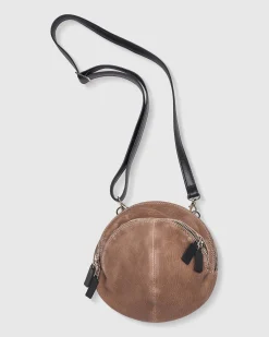 Circle Canteen Bag, Wood