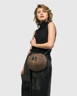 Circle Canteen Bag, Wood
