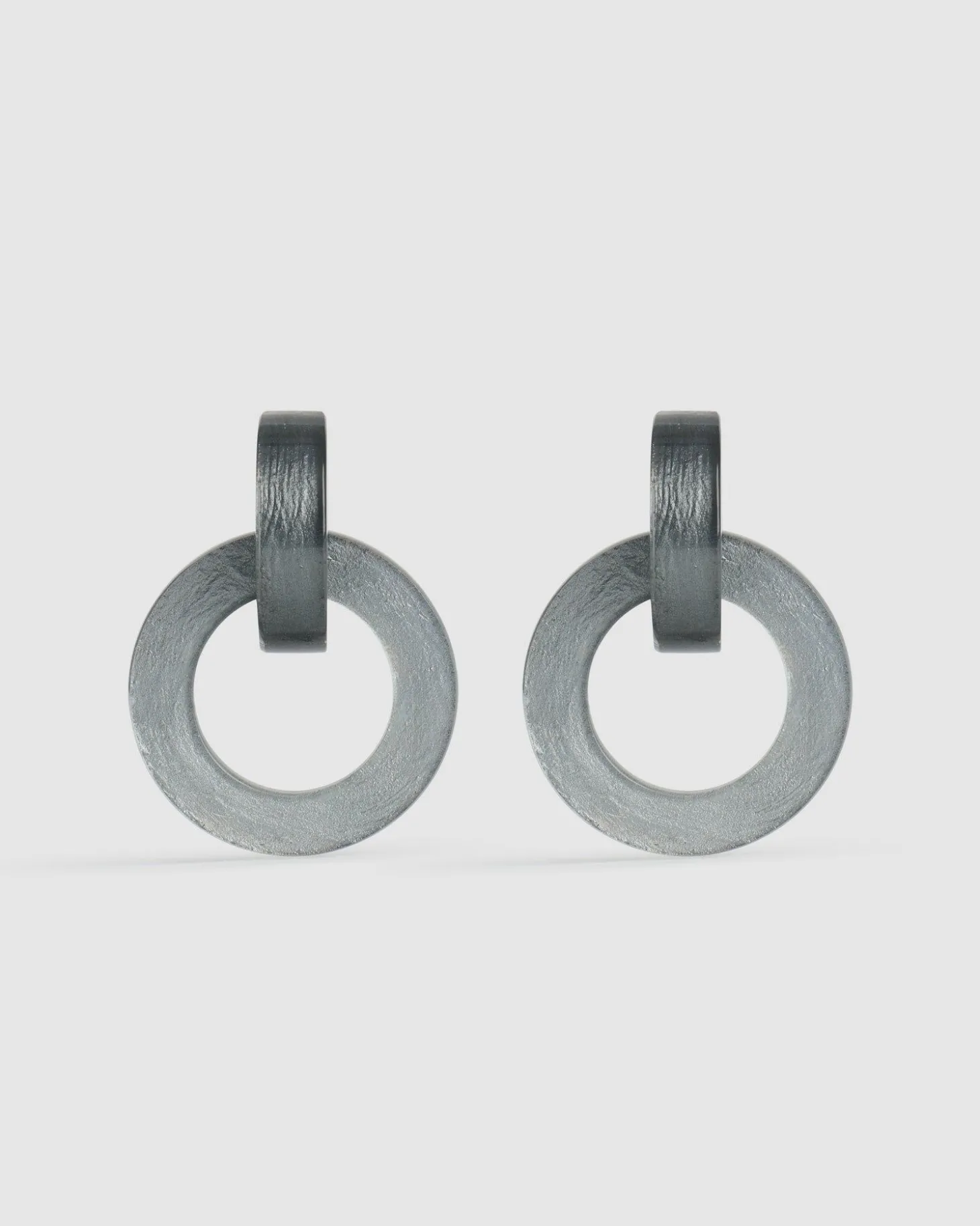 Circle Duet Earrings, Starlight