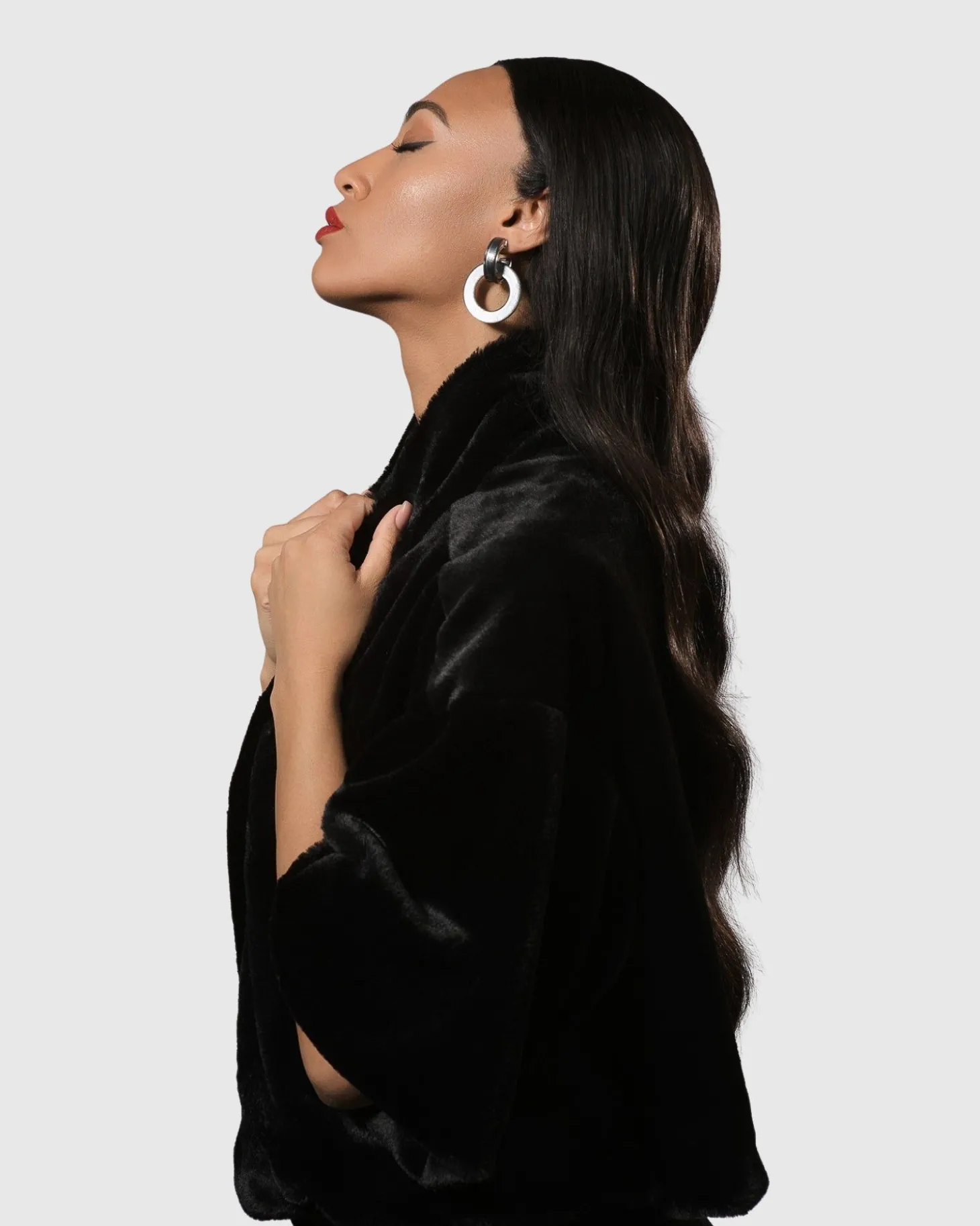 Circle Duet Earrings, Starlight