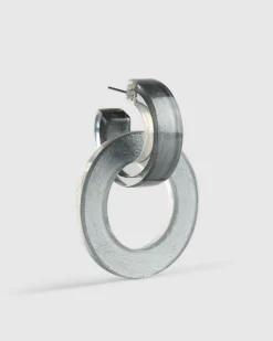 Circle Duet Earrings, Starlight