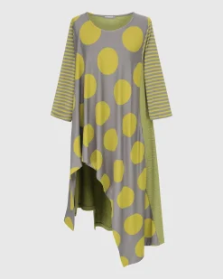 City Sizzle Swing Tunic Top, Lime