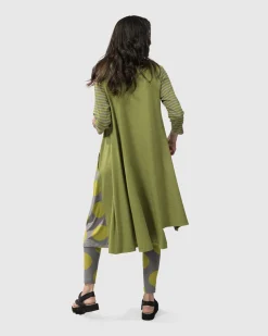 City Sizzle Swing Tunic Top, Lime