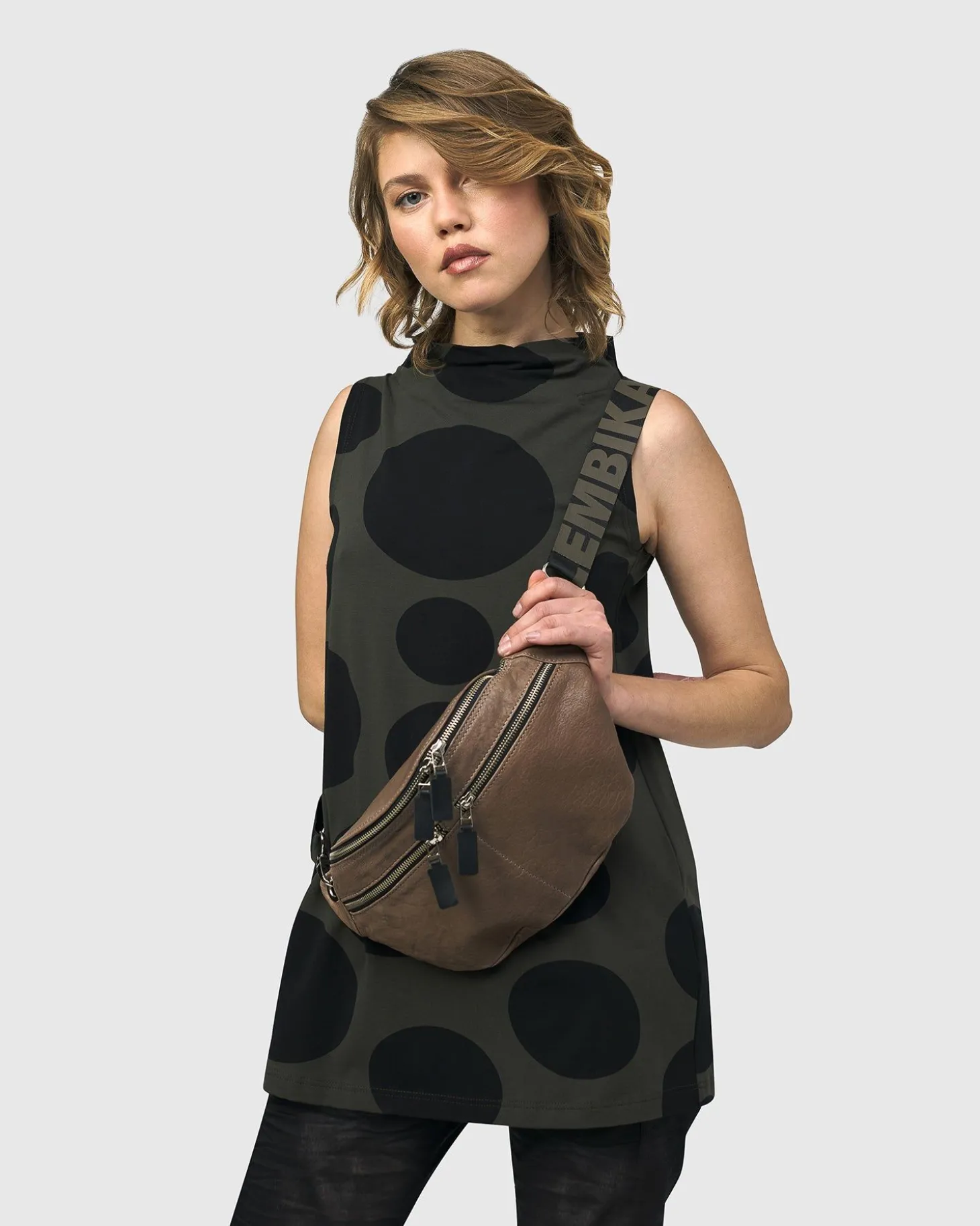 Crossbody Sling Bag, Wood
