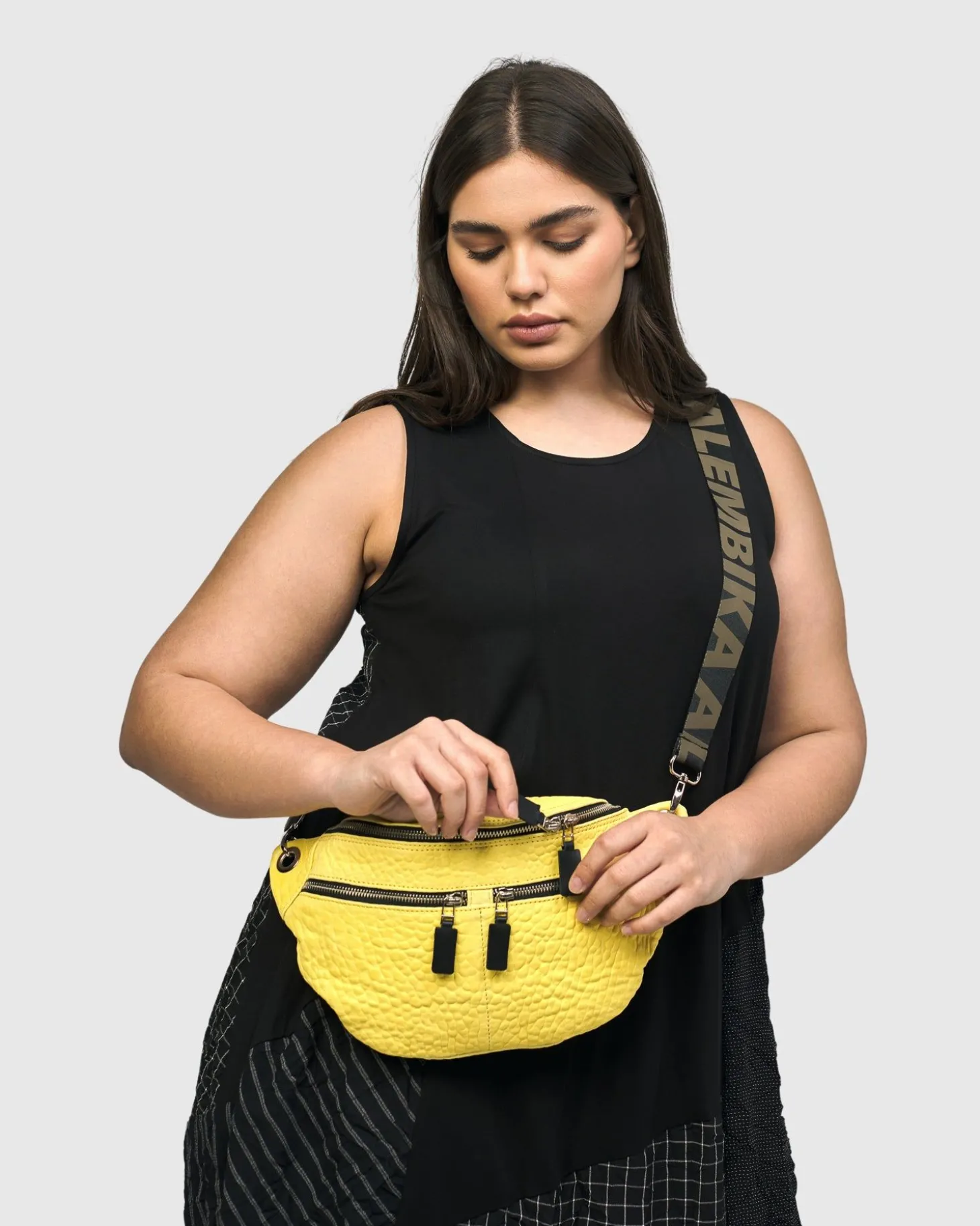 Crossbody Sling Bag, Yellow