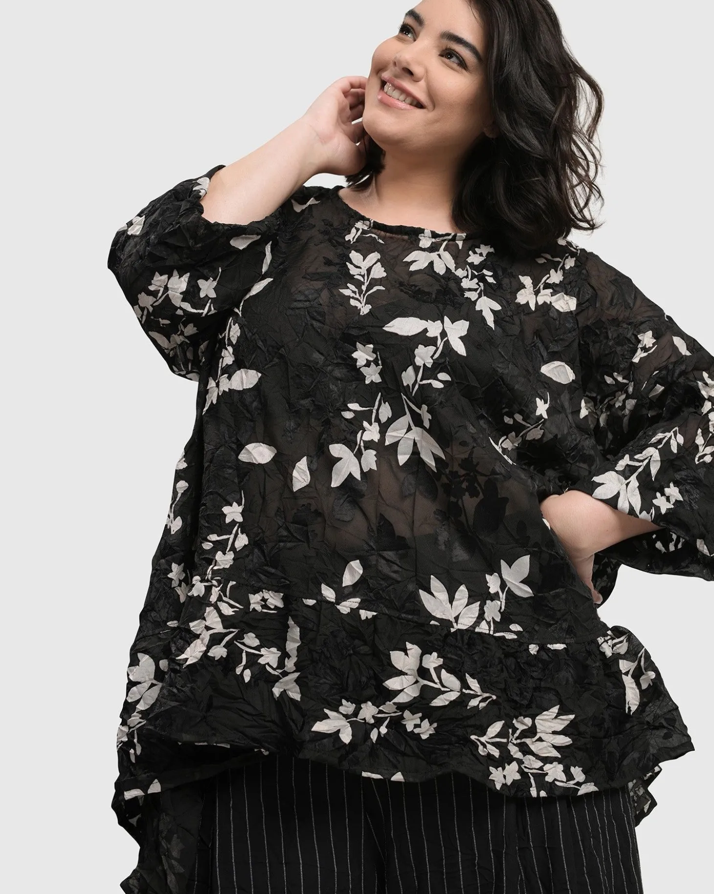 Cultured Club Hi Lo Top, Leaves